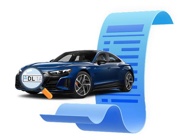 Challanwala car and receipt illustration